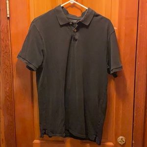 Old Navy large black cotton polo shirt.